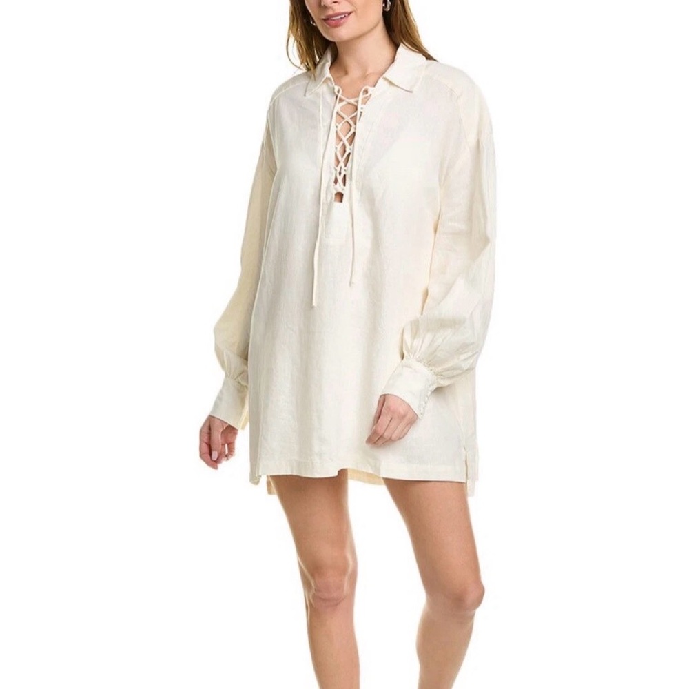 WeWoreWhat Cream Mini Dress - Picture 2 of 10